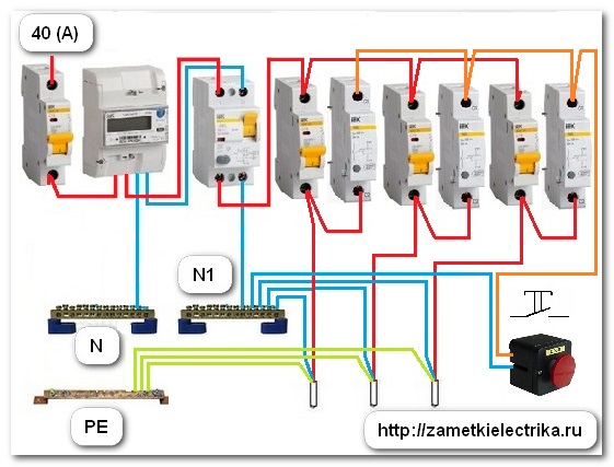 Схема подключения расцепителя s2c a2