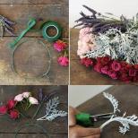Ako si vyrobiť veniec z umelých kvetov vlastnými rukami