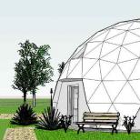 Sférické (kupolové) domy: návrhy, dispozičné prvky Projekty kupolových a vidieckych domov