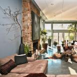Moderná a módna obývacia izba v ekologickom štýle
